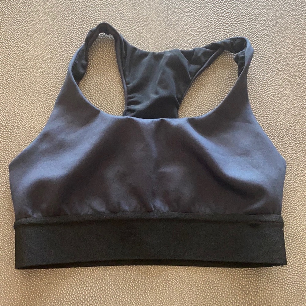 Koral Dark Purple Sports Bra XS